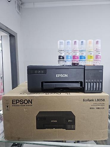 Офисная техника: Epson EcoTank L8058 — фотопринтер A4 с системой непрерывной подачи — 2