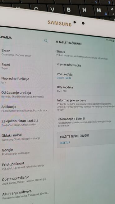 Tableti: Samsung Galaxy Tab A – 8.0 inča, beli + futrola sa tastaturomI jos — 7
