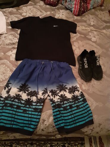 Köynəklər: İdman dəsti, Nike, L (EU 40), rəng - Qara