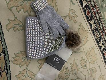 qış papağı: Qış aksesuarları dəstləri və saç lentləri 1) Michael Kors şarf və — 3