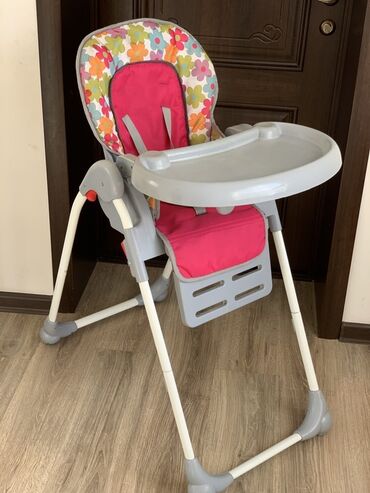 кресло для кормления ребенка: Стульчик для кормления, Другой бренд, Металл, Другой вид, цвет - Розовый