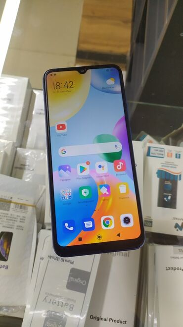 Redmi: Redmi, Redmi 10C, Б/у, 64 ГБ, цвет - Синий, 2 SIM