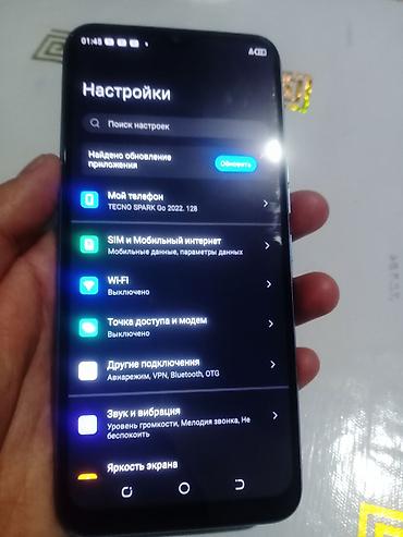 nokia aika: Tecno Spark Go, Б/у, 32 ГБ, цвет - Голубой, 2 SIM — 5