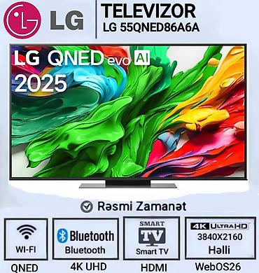 lg qned: LG Smart TV-lər – 4K UHD, AI və WebOS26 Modellər: - LG 55NU850B6LA – — 4