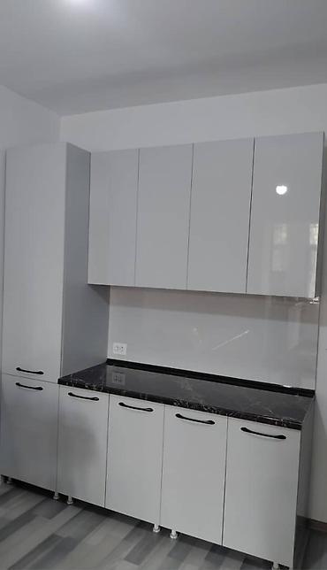 silver kitchen: Кухонный гарнитур современного дизайна, глянец серого цвета — 2