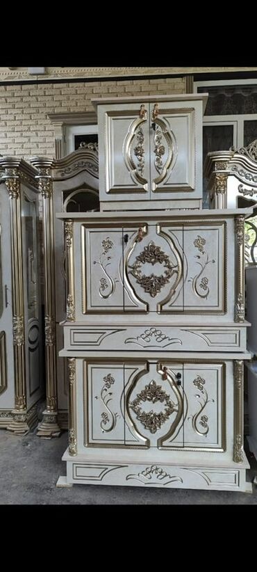 набор ключей на авто: Кийимдер үчүн тумба, Күзгүсүз, түсү - Ак