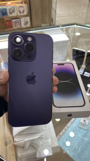 Apple iPhone: IPhone 14 Pro, Б/у, 256 ГБ, Deep Purple, 85 %