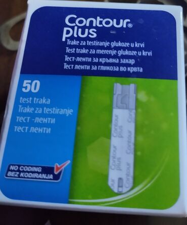 Contour plus tracice za merenje secera u krvi,na stanju 30 pak.Rok