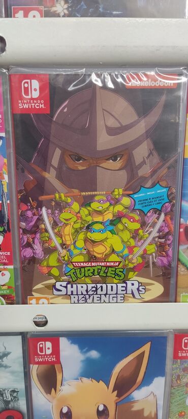 ninja turtles: Nintendo switch üçün turtles shredder revenge oyun diski. Tam