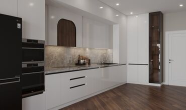 Sifarişlə mətbəx mebeli: Sifarişlə mətbəx dəsti, MDF — 3