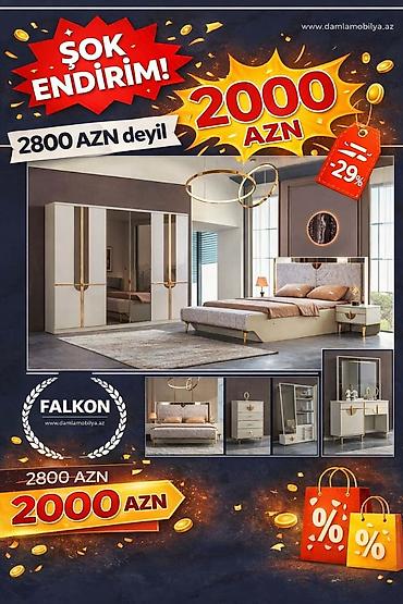 ortuk: FALKON yataq otağı dəsti Komplekt tərkibi: - 6 qapılı, güzgülü dolab — 1
