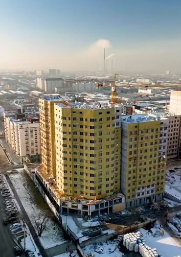 комсомол квартира: 2 комнаты, 60 м², Элитка, 14 этаж, ПСО (под самоотделку)