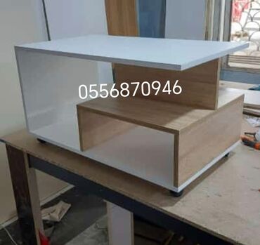 Masalar: Jurnal masası, Yeni, Açılmayan, Laminat, Dördbucaq masa — 9