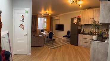 срочно продаётся 1 комнатная квартира в районе ошского рынка: 2 комнаты, 48 м², Индивидуалка, 3 этаж, Дизайнерский ремонт