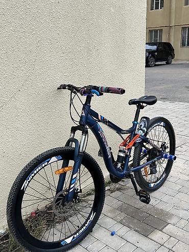 Dağ velosipedləri: Endirim var!!!Dağ velosipedi – 26” təkərli, disk əyləcli - Çərçivə — 16