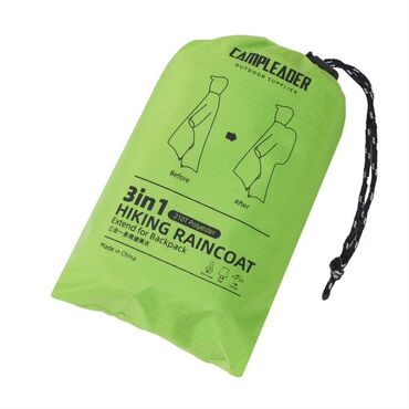 Плащи: Размер 230×140cm Плащ палатка Пончо из прочной палаточной ткани — 14