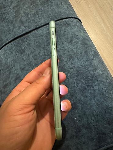 iphone 11 sade: IPhone 11, 64 GB, Matte Midnight Green, Face ID, Sənədlərlə — 5