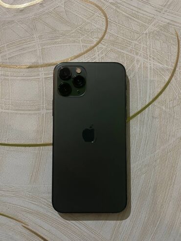 телефон айфон 11 про макс: IPhone 11 Pro, 256 ГБ, Alpine Green, Зарядное устройство, Защитное стекло, Чехол, 87 %