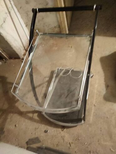 sudopera sa ormaricem: Bar tables, Rectangle, Glass, Used