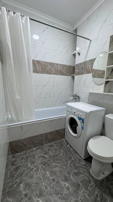 квартиры в токмоке: 1 комната, 52 м², 105 серия, 2 этаж, Евроремонт