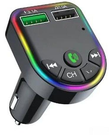 Audio oprema za auto: Gembird 3‑in‑1 Car Kit – FM transmiter, Bluetooth handsfree i dupli — 10