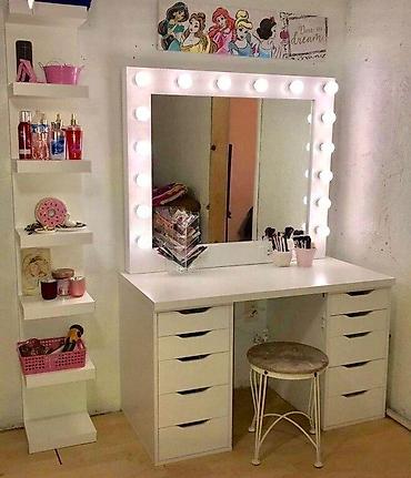 Salon masaları: Salon güzgüsü Fabrik istehsalı makiyaj / vizaj / gözəllik salonu — 23