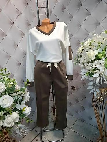 Gornji i donji deo: Ženski komplet trenerke – više modela i boja - Dvodijelni set: gornji — 9