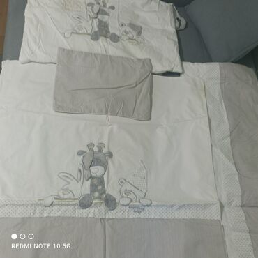 Bed sheets: For babies, Cotton, color - Grey, Serbia