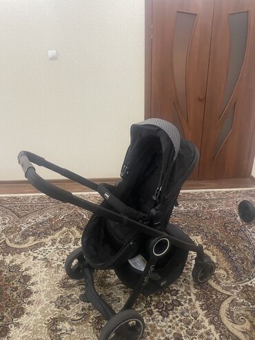 Коляски: Коляска, цвет - Черный, Б/у — 8