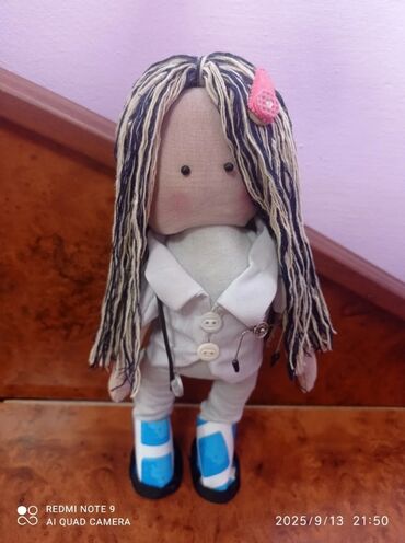 Игрушки: Продаю интерьерных кукол ручной работы. Головы, ручки и ножки у кукол — 5