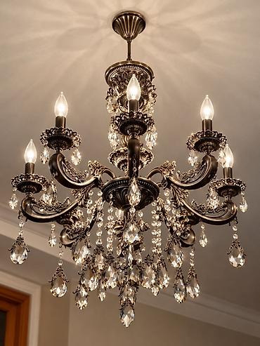 çılçıraq qiymətləri: Çılçıraq, 9 lampa, Xrustal — 1