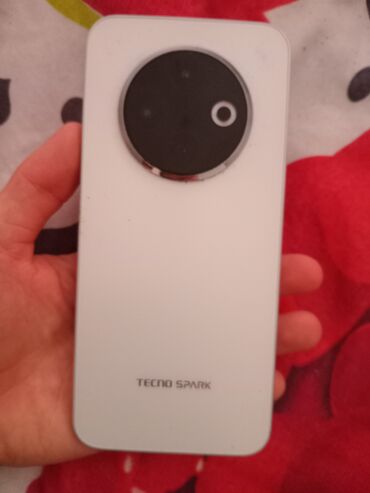 Tecno: Tecno Spark 30C, 128 GB, rəng - Ağ, Barmaq izi, İki sim kartlı, Sensor