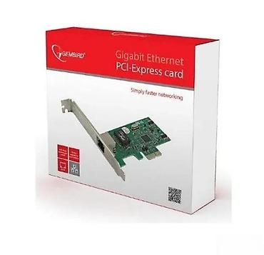 Modemi, ruteri i mrežni uređaji: Gembird Gigabit Ethernet PCI-Express mrežna kartica - Interfejs — 1