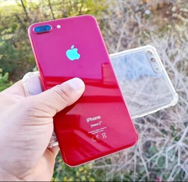 Apple iPhone: IPhone 8 Plus, Б/у, 256 ГБ, Красный, Наушники, Зарядное устройство, Защитное стекло, 100 % — 13
