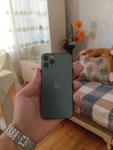 irshad iphone: IPhone 11 Pro, 64 GB, Matte Midnight Green, Face ID