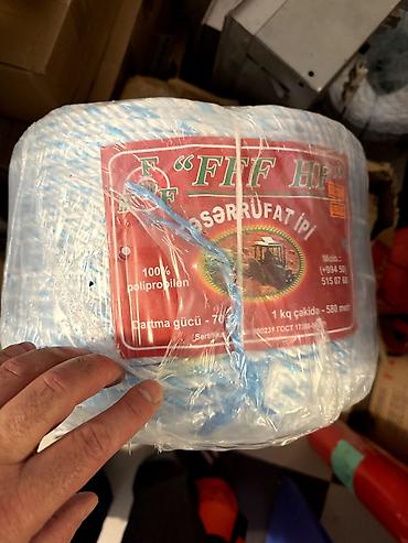 kreditden baglidi: Kənd təsərrüfatı ipi – FFF HF - Material: 100% polipropilen - Rəng — 1
