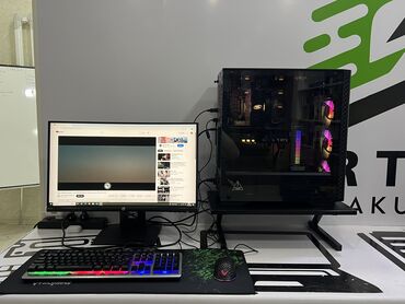 Masaüstü kompüterlər və iş stansiyaları: İdeal Gaming dəsti cəmi 1699azn •Monitor HP X24c (24inc 144Hz) • Keys