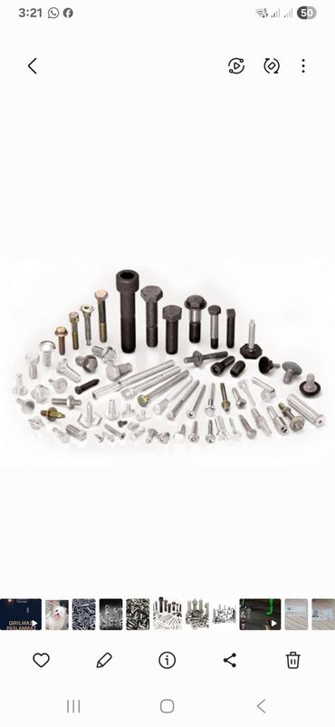 Boltlar: Metiz və bərkidici məhsulların geniş seçimi Təklif: - Boltlar — 3