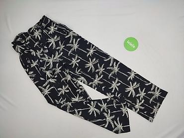 czarne cargo pull and bear: Sinsay, Spodnie materiałowe damskie, rozmiar S — 2