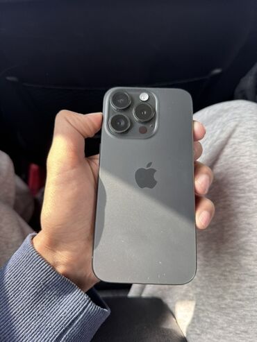 телефон редми нот 13 про: IPhone 15 Pro, Колдонулган, 256 ГБ, Black Titanium, Коргоочу айнек, Каптама, Куту