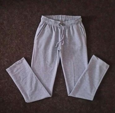 trenerke od mokre likre: M (EU 38), Single-colored, color - Grey