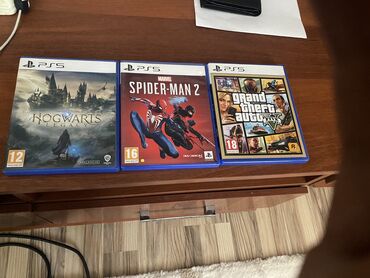 PS5 (Sony PlayStation 5): Продаю игры на пс5 Spider man 2 -2800 Hogwarts legacy-2800 Grand theft