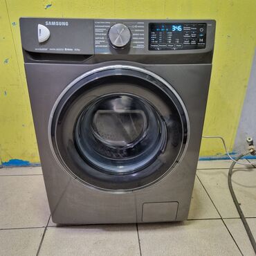 qədim tikiş maşını: Paltaryuyan maşın Samsung, 8 kq, İşlənmiş, Avtomat, Qurutmasız, Kredit yoxdur