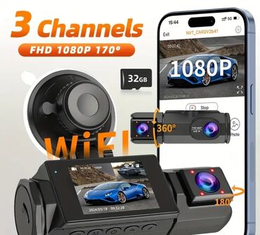 Videokameralar: FullHD 
32gb kart
wifi qoşulma