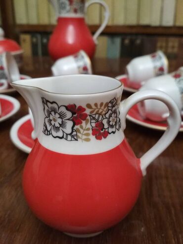 Qəhvə dəstləri və servizlər: Qəhvə dəsti, rəng - Qırmızı — 7