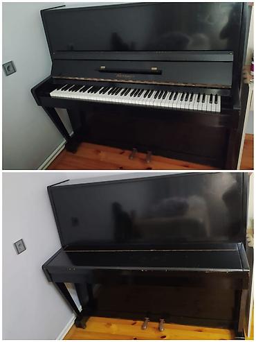 piano gallery: Upright pianino – klassik qara korpuslu, iki pedal sistemli model. 88 — 1
