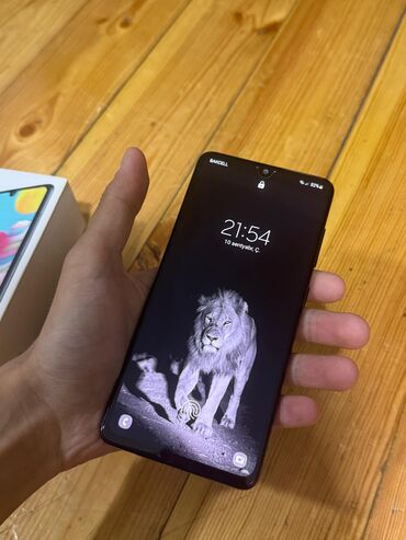 Samsung: Samsung Galaxy A41, 64 GB, rəng - Qara, Barmaq izi