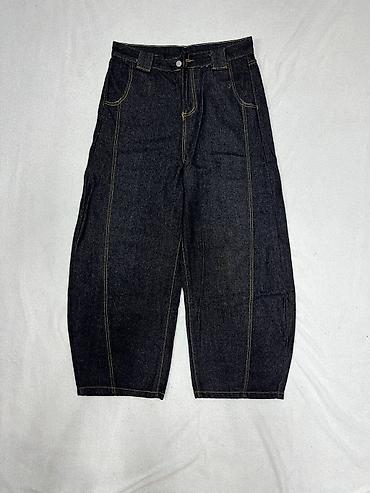 кюлоты: Джинсы, Кюлоты, Высокая талия, XL, 2XL — 1