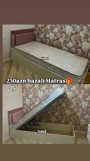 karaca home: Yeni, Təknəfərlik çarpayı, Bazalı, Matras ilə, Siyirməsiz — 1