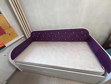 bunk bed: Детская кровать трансформер, Б/у, цвет - Фиолетовый — 3